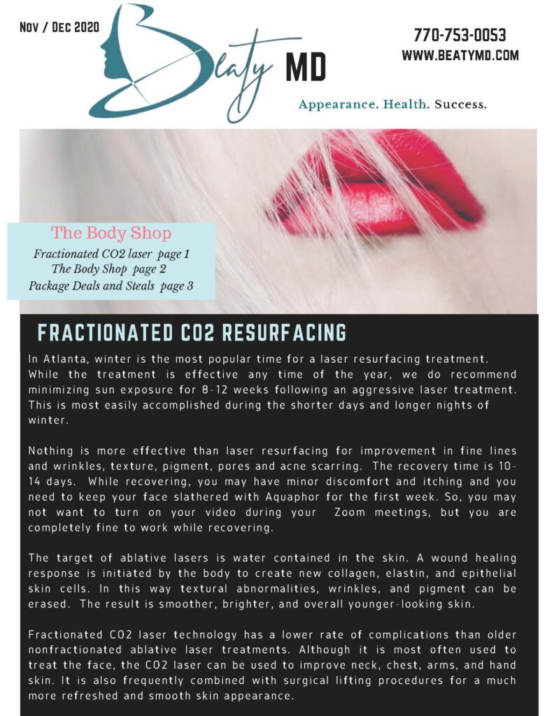 Beaty Newsletter Page 1